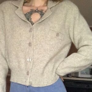 Vintage rabbit hair and lambs wool sweater